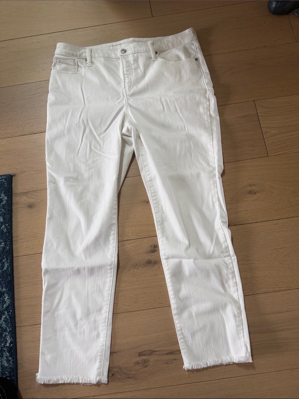 Chico's White Straight-Leg Jeans
